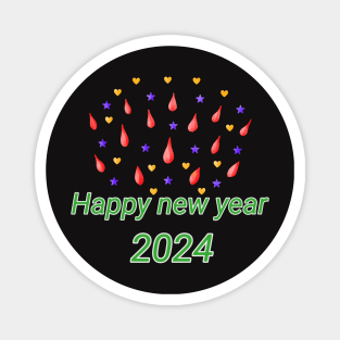 Happy new year 2024 Magnet